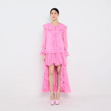 Load image into Gallery viewer, L/SLV RUFFLED TOP