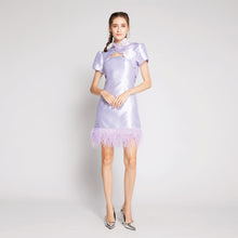 Load image into Gallery viewer, Xi Xi Feather 2pcs Qipao