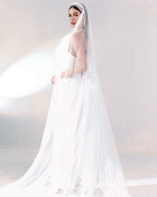 Load image into Gallery viewer, Feathered Halter Jumpsuit