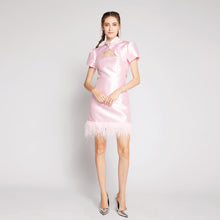 Load image into Gallery viewer, Xi Xi Feather 2pcs Qipao