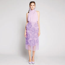 Load image into Gallery viewer, Embroidered Patch Skirt