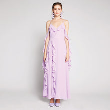 Load image into Gallery viewer, Chiffon Cold-Shoulder Dress