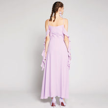 Load image into Gallery viewer, Chiffon Cold-Shoulder Dress