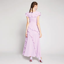 Load image into Gallery viewer, Ruffles Chiffon Maxi Dress