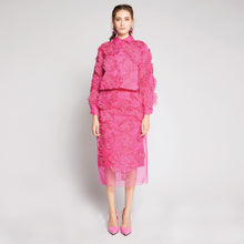 Load image into Gallery viewer, Embroidered Patch Skirt