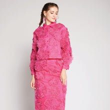 Load image into Gallery viewer, Embroidered Organza Shirt
