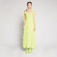 Load image into Gallery viewer, Chiffon Cold-Shoulder Dress