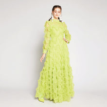 Load image into Gallery viewer, Lilou L/S Tulle Maxi Dress