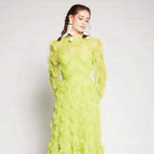 Load image into Gallery viewer, Lilou L/S Tulle Maxi Dress