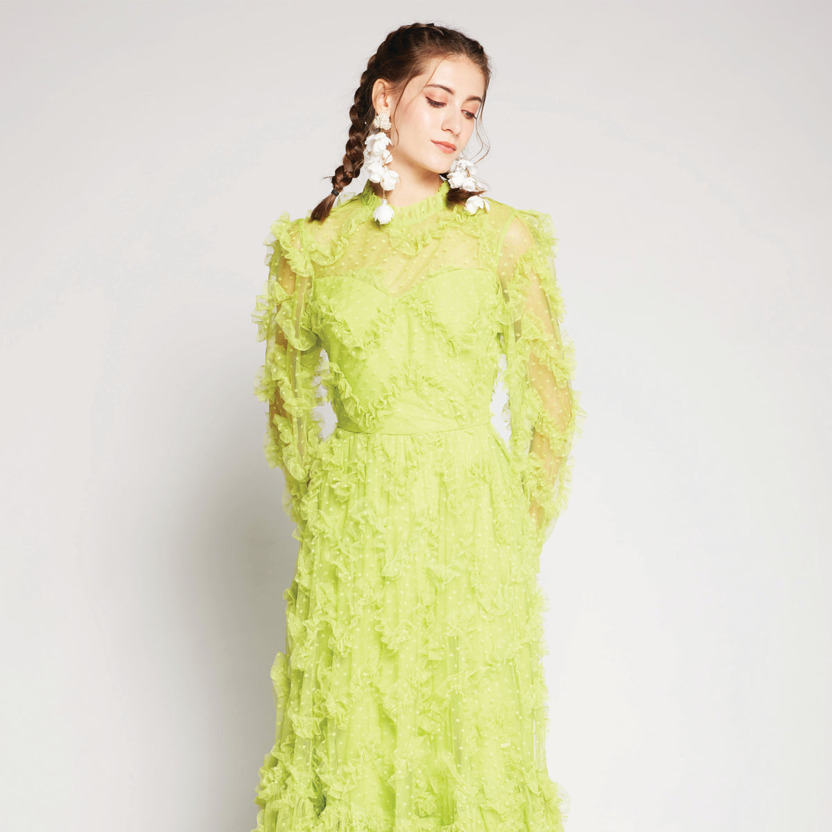 Lilou | Women's Strapless Rhinestone Body-Hugging Glam Maxi Dress main image 1