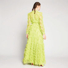 Load image into Gallery viewer, Lilou L/S Tulle Maxi Dress