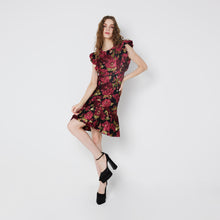 Load image into Gallery viewer, Xin Fu Ruffle Dress