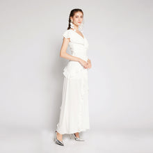 Load image into Gallery viewer, Ruffles Chiffon Maxi Dress