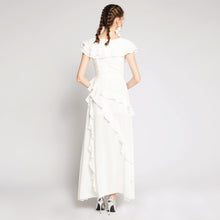 Load image into Gallery viewer, Ruffles Chiffon Maxi Dress