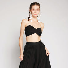 Load image into Gallery viewer, Chiffon Pearl Bralette