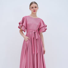 Load image into Gallery viewer, Palsea Trumpet Sleeve Gown