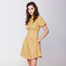 Load image into Gallery viewer, Short Sleeve Shirt Dress