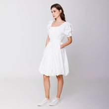 Load image into Gallery viewer, Round Sleeve Dress with Belt