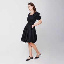 Load image into Gallery viewer, Round Sleeve Dress with Belt
