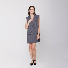 Load image into Gallery viewer, Eyelet Vest Dress