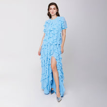 Load image into Gallery viewer, Ruffled Slit Skirt