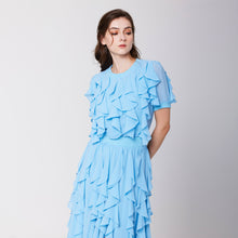 Load image into Gallery viewer, Ruffled Chiffon Top