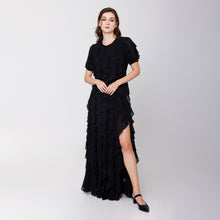 Load image into Gallery viewer, Ruffled Slit Skirt