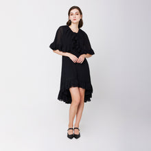 Load image into Gallery viewer, Cape Chiffon Dress