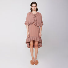 Load image into Gallery viewer, Cape Chiffon Dress