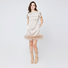 Load image into Gallery viewer, Cora Feather Dress