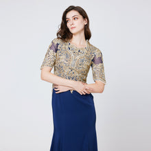 Load image into Gallery viewer, Barbara Gold Lace Gown