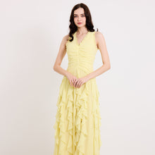 Load image into Gallery viewer, Ruffled Maxi Dress