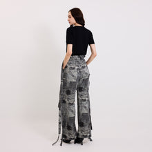 Load image into Gallery viewer, PARACHUTE PANTS DENIM