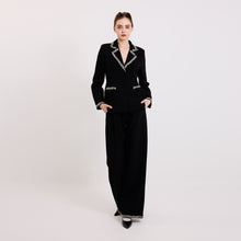 Load image into Gallery viewer, Kylie Diamonte Jacket and Trouser Set