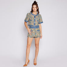 Load image into Gallery viewer, Denim Floral Short