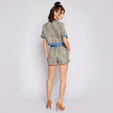 Load image into Gallery viewer, Denim Floral Short