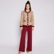 Load image into Gallery viewer, Denim Floral Jacket