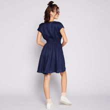 Load image into Gallery viewer, LINEN MINI DRESS
