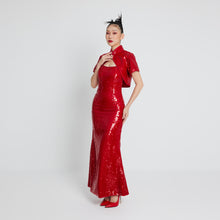 Load image into Gallery viewer, Xin Yue Sequin Gown