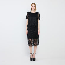 Load image into Gallery viewer, PEARL LACE TOP & SKIRT SET