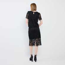 Load image into Gallery viewer, PEARL LACE TOP & SKIRT SET