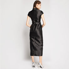 Load image into Gallery viewer, Crystal Pleated Qipao