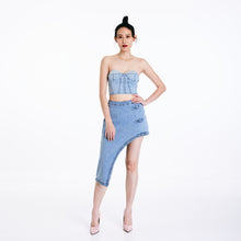 Load image into Gallery viewer, Denim Bralette