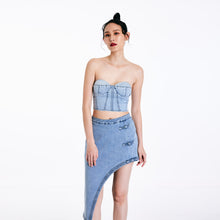 Load image into Gallery viewer, Denim Bralette