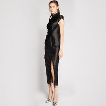 Load image into Gallery viewer, Crystal Pleated Qipao