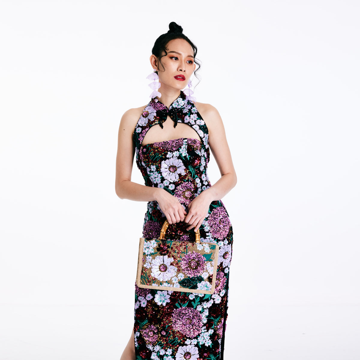 Lei Qiu Dress (Champagne)