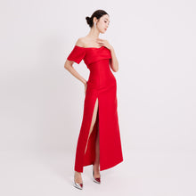 Load image into Gallery viewer, Vivy Mikado Off-Shoulder Gown