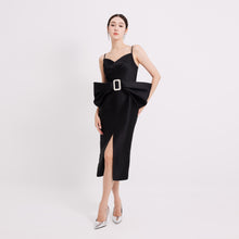 Load image into Gallery viewer, Vivien Ribbon Strap Midi Dress
