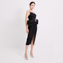 Load image into Gallery viewer, Vivien Ribbon Strap Midi Dress