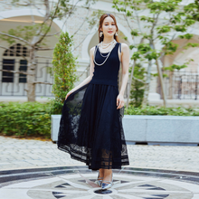 Load image into Gallery viewer, SLV/LESS LACE KNIT DRESS
